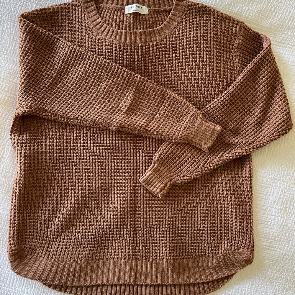New Cognac Sweater